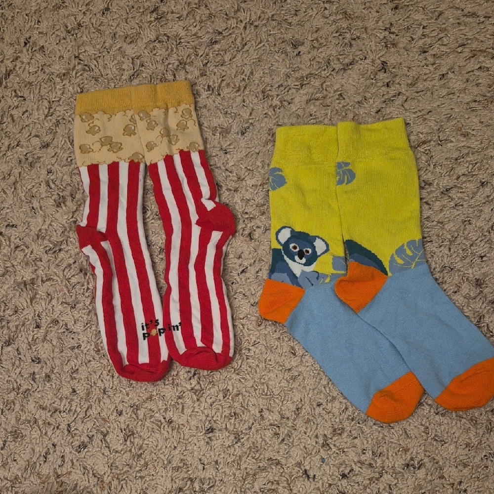 Colorful Patterned Socks Set